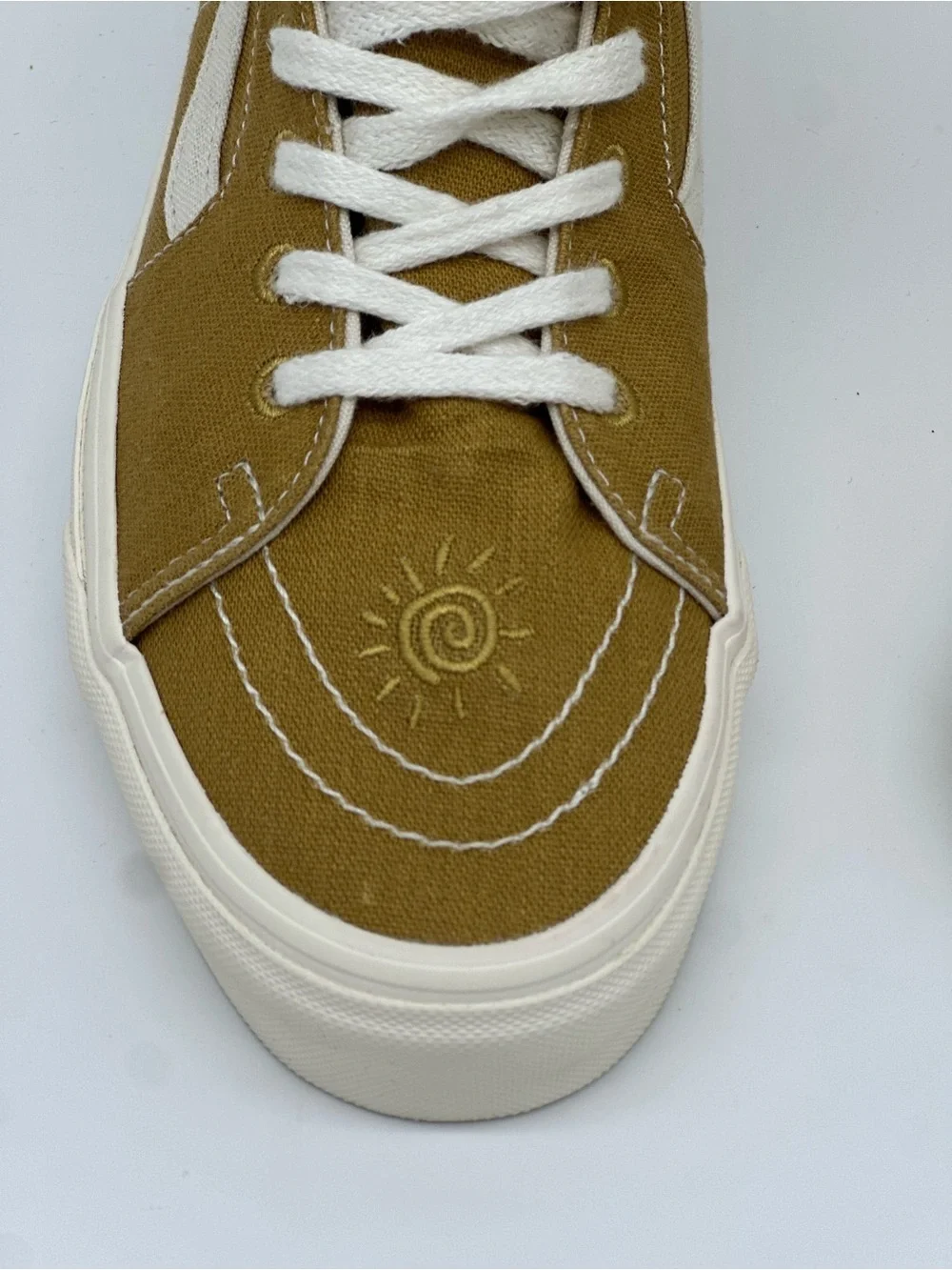 Vans Sk8-Hi Tan Canvas High-Top Sneakers
